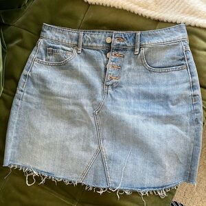Old Navy Light Blue Denim Mini Skirt